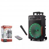 Kımıso QS1343 12Taşınabilir Karaoke Kablosuz BluetoothHoparlör - 1