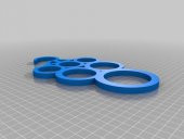 Eşarp Askıları, Birden Çok Boyut Plastik Aparat thumbnail 5