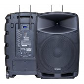 WESTA WAP-15505 400 WATT 15 16*2 KANAL 2 YOLLU 2 EL TELSİZ MİKROFONLU BLUETOOTH ÖZELLİKLİ ŞARJLI AKTİF KABİN HOPARLÖR - 2