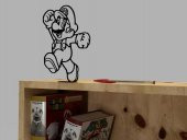 Bir Mario Siluet Plastik Aparat - 2