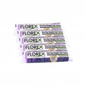 Florex 40 Litre Büzgülü Lavanta Kokulu Çöp Torbası Poşeti / 55 x 60 Cm. - 10 Adetlik 5 Rulo - 1
