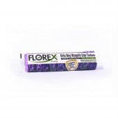 Florex 40 Litre Büzgülü Lavanta Kokulu Çöp Torbası Poşeti / 55 x 60 Cm. - 10 Adetlik 10 Rulo - 3