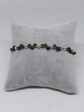 Dumanlı Kuvars Taşı Bileklik 4mm thumbnail 2