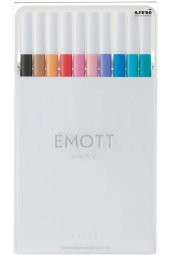 Uni Fıneliner Emott 0.4 Pastel Renkler 10 Lu Pem-sy/10c.02 - 1