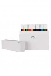 Uni Emott 0.4 Fine Akrilik Uçlu Kalem 40lı Set - 1