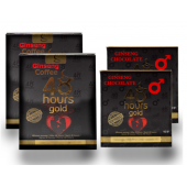 2 Adet 48 Hours Gold Ginseng Çikolata & 2 Adet 48 Hours Ginseng Kahve Set thumbnail 2