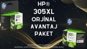 Hp Deskjet 2720 Orjinal Kartuş / Hp 305XL Avantaj Paket Siyah ve Renkli Kartuş - 1