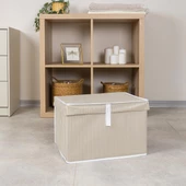 5 Adet Çok Amaçlı Düzenleyici Kutu Mini Boy Kahverengi thumbnail 3