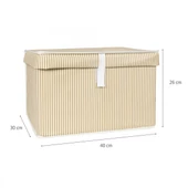 5 Adet Çok Amaçlı Düzenleyici Kutu Mini Boy Kahverengi thumbnail 2