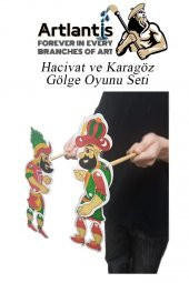 Hacivat Ve Karagöz Gölge Oyun Seti 26 cm 1 Paket Karagöz Hacıvat Kukla Oyunu Oyun Seti Okul Sınıf - 3