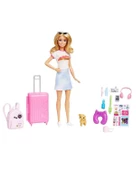 Barbie Seyahatte Bebeği ve Aksesuarları HJY18 - 2