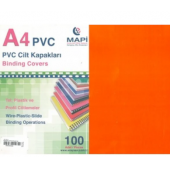 Mapi Cilt Kapağı A-4 100 Adet Turuncu - 1