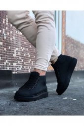 Wagoon WG032 Kömür Bağcıklı Sneakers  Yarım Bilek Bot - 3