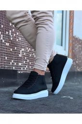 Wagoon WG032 Siyah Bağcıklı Sneakers  Yarım Bilek Bot - 3