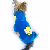 Navy Bee Duo Köpek Tulumu Köpek Kıyafeti - 1