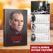 Halk Kitabevi 2023 Ankara Ajanda - İmza Duvar Takvimi - 1