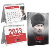 Halk Kitabevi 2023 Masa Takvimi ve Komutan 2023 Ajanda - 1