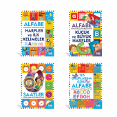 Halk Kitabevi Eğlenceli Alfabe Seti (4 Kitap Takım) - 1