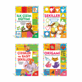 Halk Kitabevi Sihirli Çizimler Seti (4 Kitap Takım) - 1