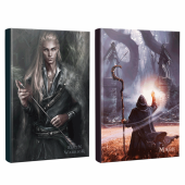 Halk Kitabevi İkili Fantastik Defter Seti - Elven Warrior - Mage - 1
