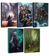 Halk Kitabevi Beşli Fantastik Defter Seti - Mage - Alliance - Dwarf Warrior - Hobbit - The Witch - 1