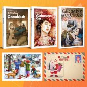 Halk Kitabevi Dünya Klasikleri Üçlü Set - Çocukluk - Yüzbaşının Kızı - Geçmişe Yolculuk ve Kartpostal - 1