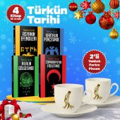 Halk Kitabevi Yılbaşı Türkün Tarihi ve İkili Yaldızlı Kocatepe Fincan - 1