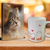 Halk Kitabevi Minik Kedi Ajanda Sevimli Patiler Kupa Seti - 1