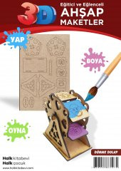 Halk Kitabevi Dönme Dolap Ahşap Maket - 2