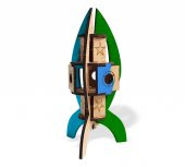 Halk Kitabevi Roket, 3D Ahşap Maket - 1