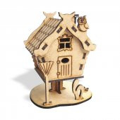 Halk Kitabevi Cadı Evi Ahşap Maket - 1