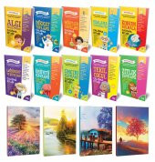 Halk Kitabevi Zeka Soruları 10lu Kitap Seti ve 4 Defter -2 - 1