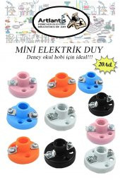 Mini Duy 20 Adet Deney Duyu Proje İçin Küçük Ampul Yuvası Minyonet Duy Okul Sınıf Elektrik Devre Deney Duyusu - 1