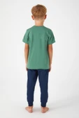 Roly Poly 3019 Garson Afterwave Erkek Çocuk Kısa Kol Pijama Takım - 12