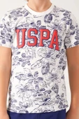 U.S. Polo Assn 1356 Garson Flowered Details Erkek Çocuk Bermuda Takım - 9