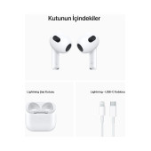 Apple AirPods 3. Nesil MPNY3TU/A ve Lightning Şarj Kutusu Bluetooth Kulak İçi Kulaklık - 8