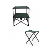 met35 Katlanır Masa + 1 Adet Kamp Taburesi thumbnail 4