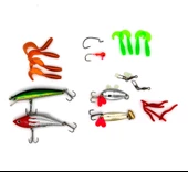 Valkyrie 28 Parça Silikon Rapala Kaşık Olta Yem ve Aksesuar Seti - 2