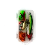 Valkyrie 28 Parça Silikon Rapala Kaşık Olta Yem ve Aksesuar Seti - 8