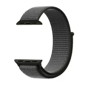 Apple Watch 38-40 Kumaş Kayış - Gri/Yeşil - 2