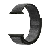 Apple Watch 38-40 Kumaş Kayış - Gri/Yeşil - 1