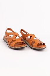 MAMMAMİA HAKİKİ DERİ KADIN SANDALET 107523Y - 1