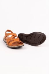 MAMMAMİA HAKİKİ DERİ KADIN SANDALET 107523Y - 6