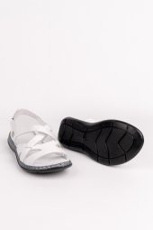 MAMMAMİA HAKİKİ DERİ KADIN SANDALET 107523Y - 10
