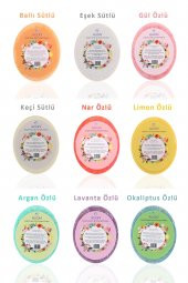 Doğal El Yapımı Mango Özlü Sabunlu Vücut Duş Süngeri 125 gr - 2