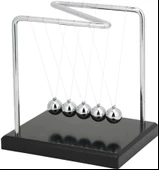 Newton'un Beşiği Sarkaç / Çarpışan Denge Topları Dekoratif Biblo - 2