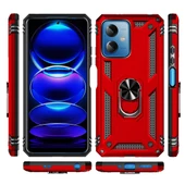 Gpack Xiaomi Redmi Note 12 5G Kılıf Vega Yüzüklü Silikon Tank KorumaNano - 2