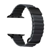 Gpack Apple Watch 4 5 44mm Kordon Strap Metal Toka Pu Deri Krd78 - 1