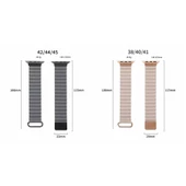 Gpack Apple Watch 7 45mm Kordon Strap Metal Toka Pu Deri Krd78 thumbnail 2