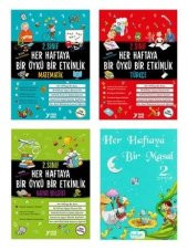 Yuva 2. Sınıf Her Haftaya Bir Öykü Bir Etkinlik Bir Masal Seti 4 Kitap (Matematik-Hayat Bilgisi-Türkçe-Masal) - 1